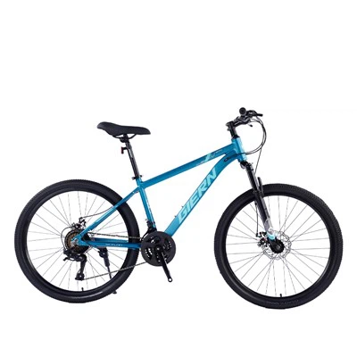 Xe đạp leo núi Hardtail màu xanh